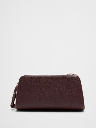 Vegan Leather Baguette Shoulder Bag | Banana Republic Factory