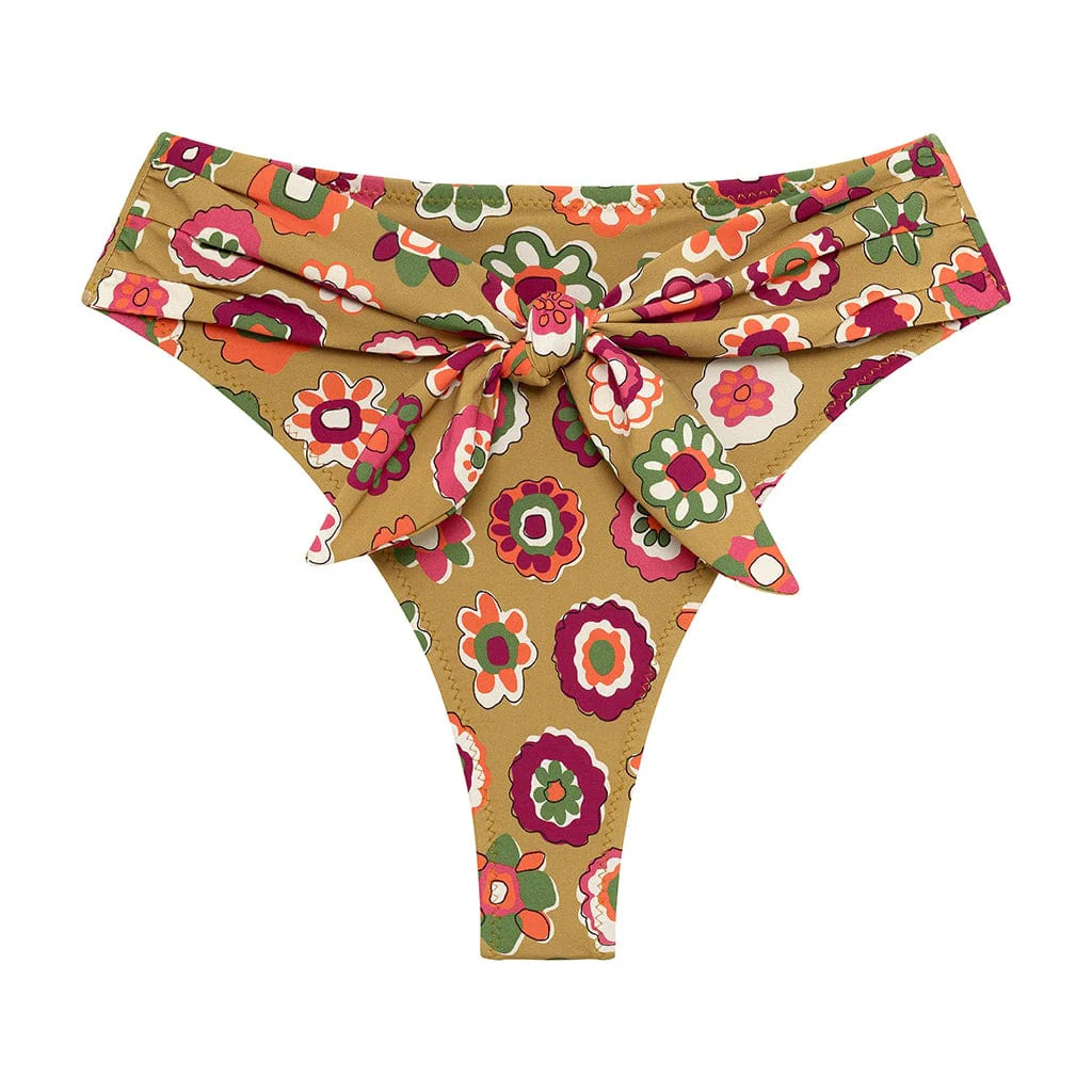 Mazzy Floral Paula Tie-Up Bikini Bottom | Montce