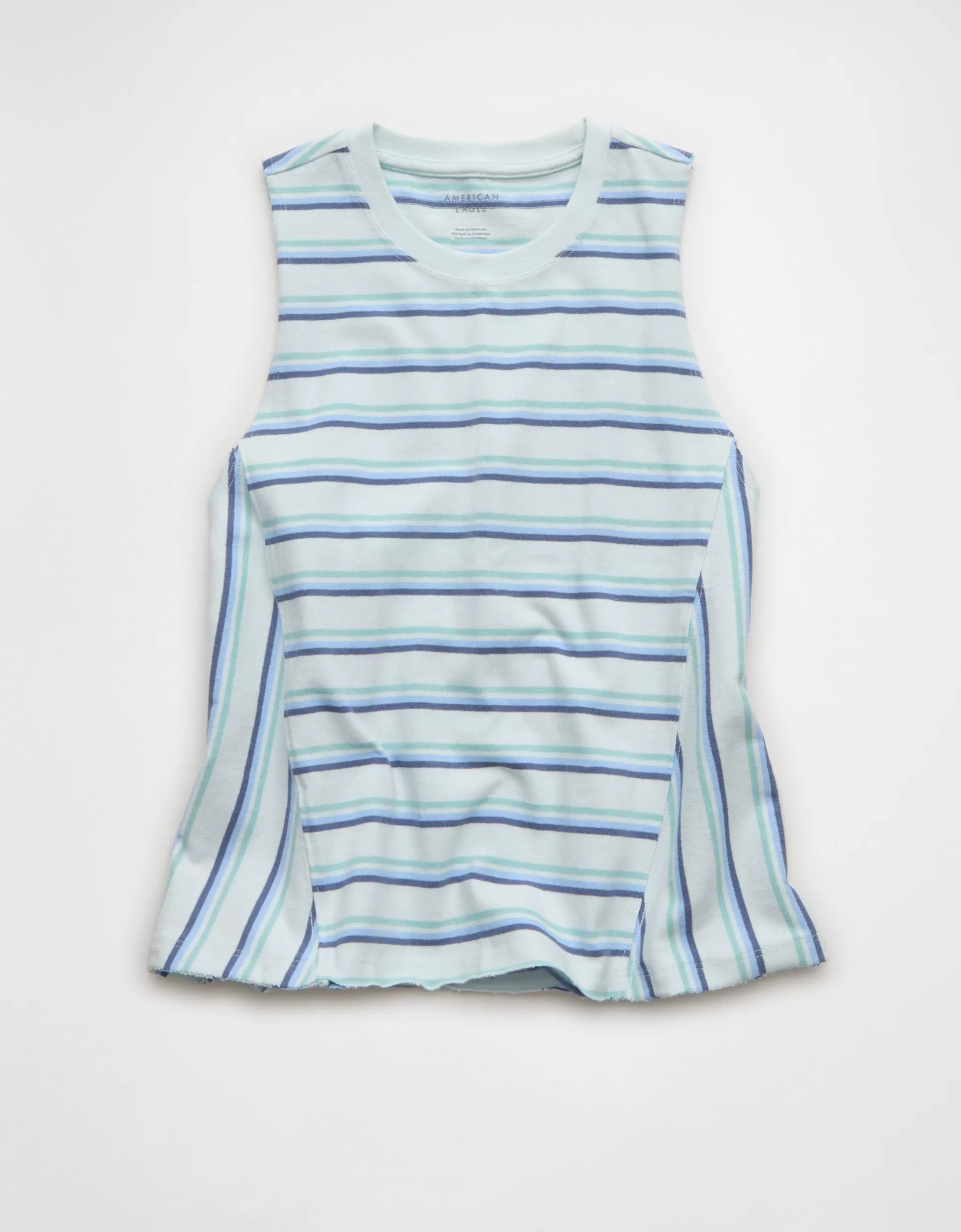 AE Crew Neck Swing Tank Top | American Eagle Outfitters (US & CA)