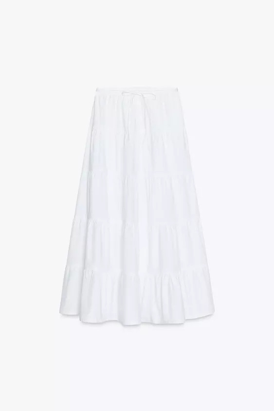 TIERED MAXI SKIRT | Zara US