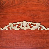 Wood Carved Leaf Shell Scroll 18""W Applique | Etsy (US)