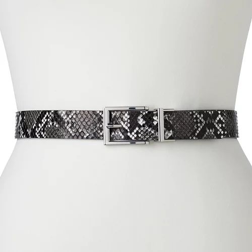 Women's Apt. 9® Snakeskin Reversible Belt | Kohl's