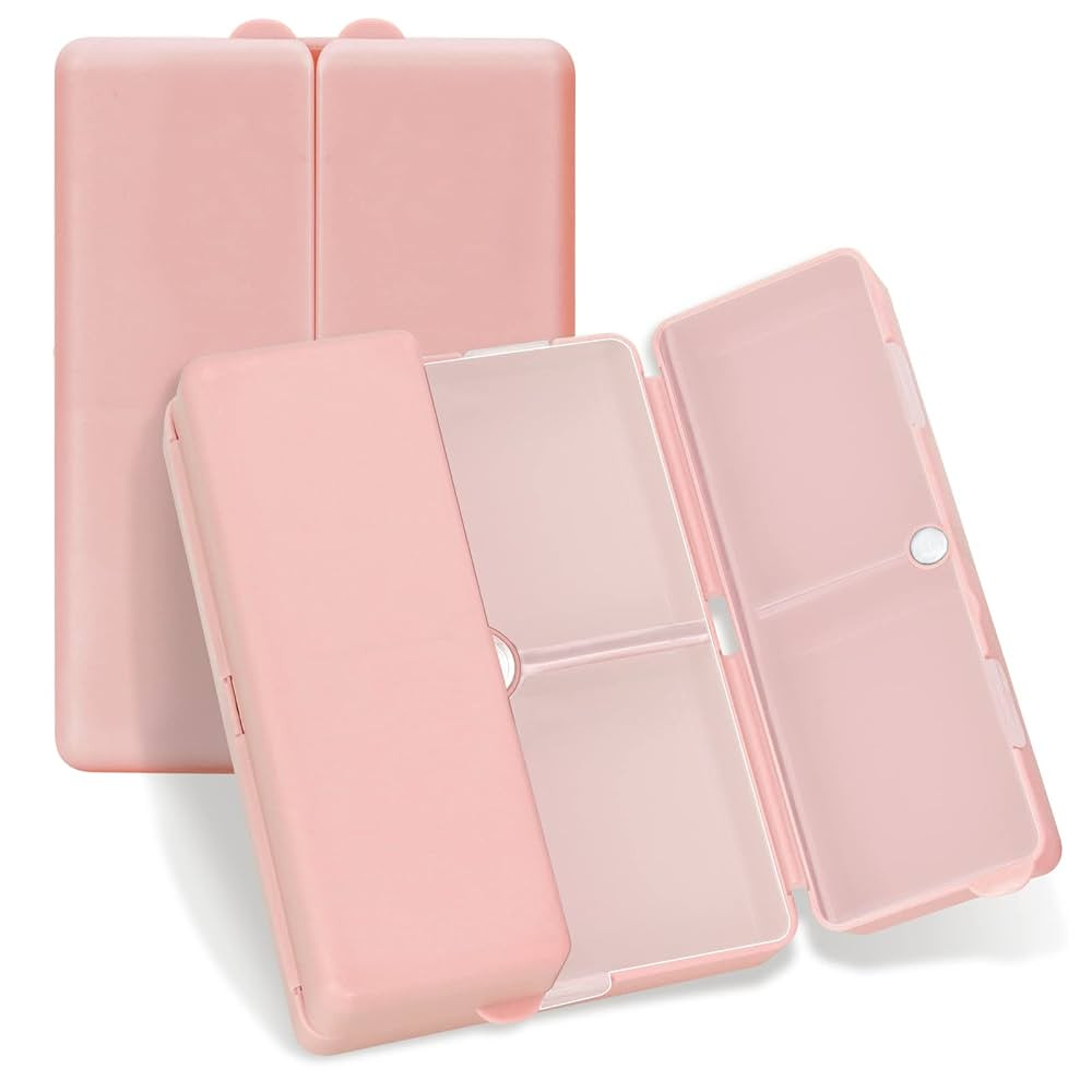 FYY Daily Pill Organizer,7 Compartments Portable Travel Pill Case [Folding Design] Pill Box for P... | Amazon (US)