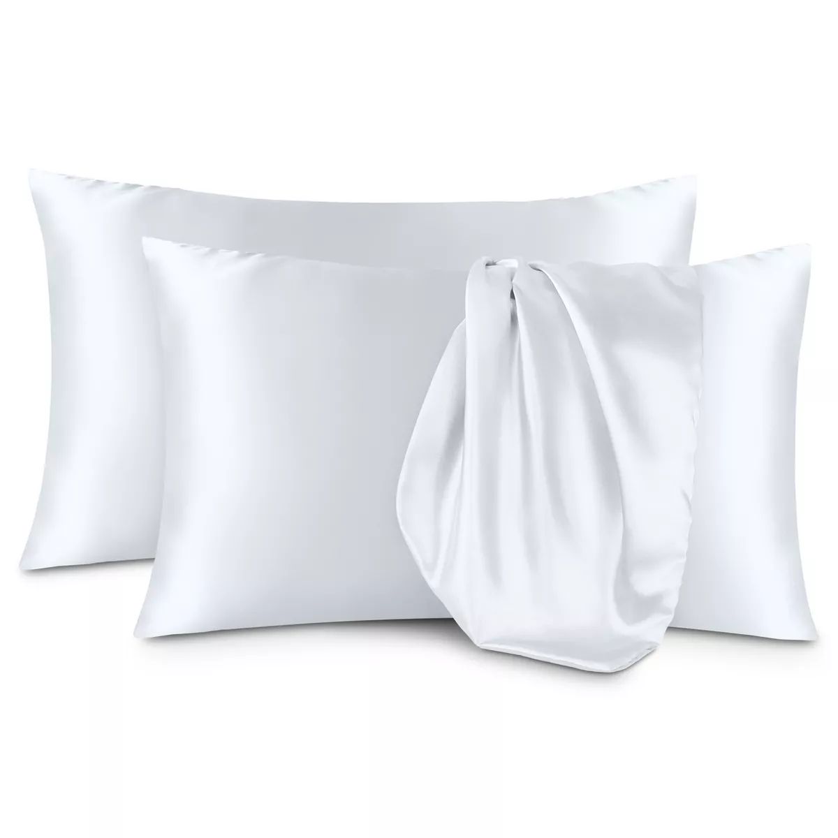 2 Pcs Satin Pillowcase Set for Hair and Skin by Bare Home | Target