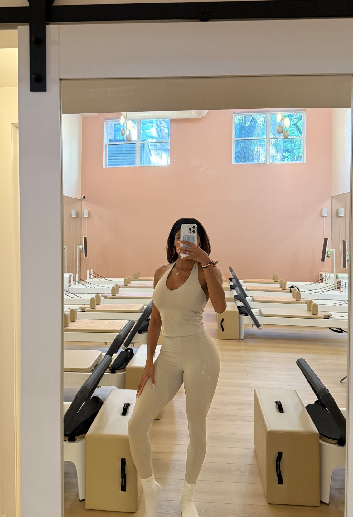 Pilates fit 🎀 Top- Small (an XS would have fit better)
Bottoms - XS 


#LTKActive #LTKfitnessgoals