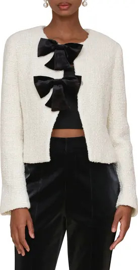 Avec Les Filles Bow Cropped Cardigan | Nordstromrack | Nordstrom Rack