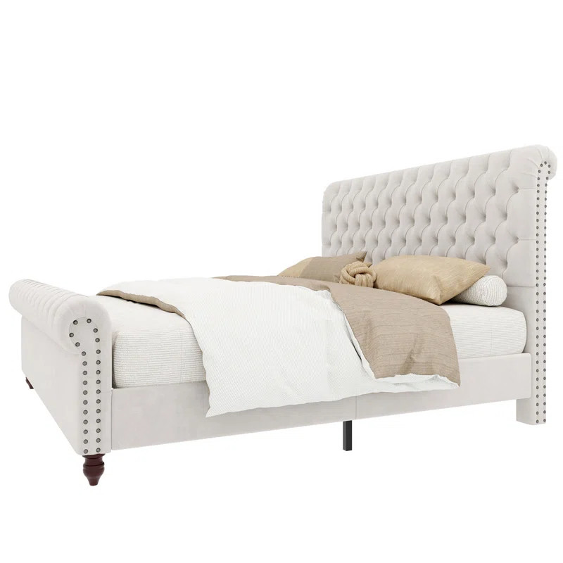 Lit tapissier Manervia | Wayfair North America