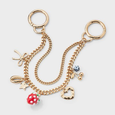 Heart & Fruit Chain Bag Charm - Wild Fable™ | Target