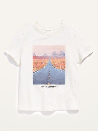 "Are We There Yet?' Matching Graphic Unisex T-Shirt for Toddler | Old Navy (CA)