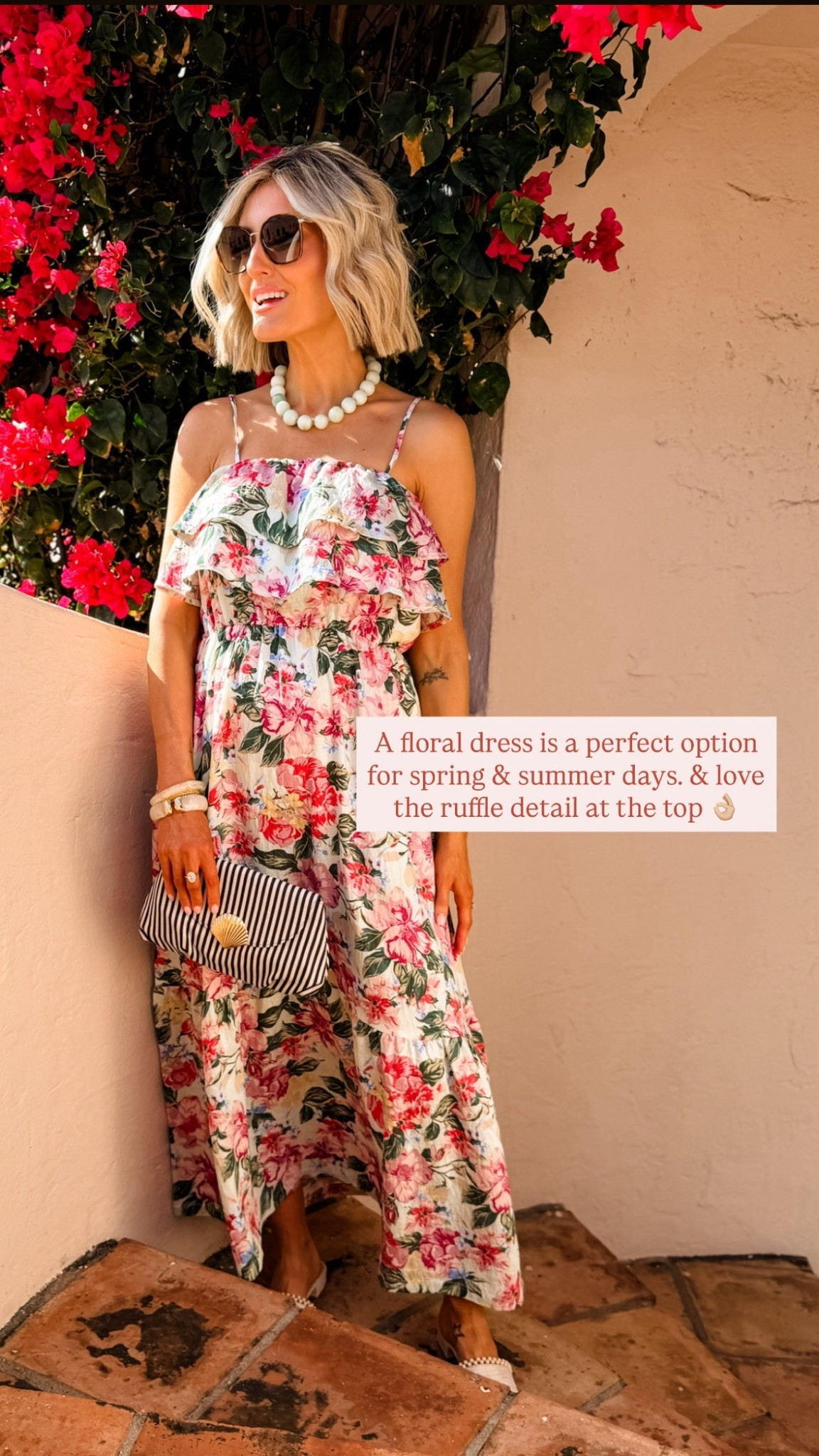 This dress is perfect for a vacation! I love the floral print! It’s under $50! Wearing S. 

Loverly Grey, Target find, Target fashion, floral dress, floral maxi dress, spring fashion, spring dress, spring outfit ideas, resortwear, beach dress, vacation dress 

#LTKootd #LTKTravel #LTKspring