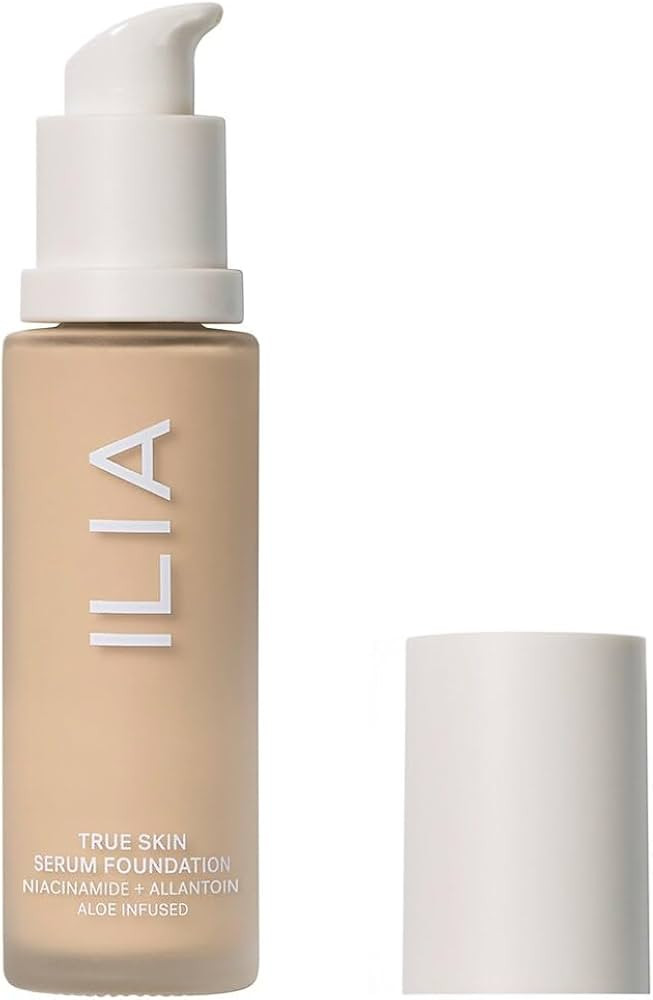 ILIA - True Skin Serum Foundation | Non-comedogenic, Cruelty-Free, Vegan, Weightless Feel, Builda... | Amazon (US)