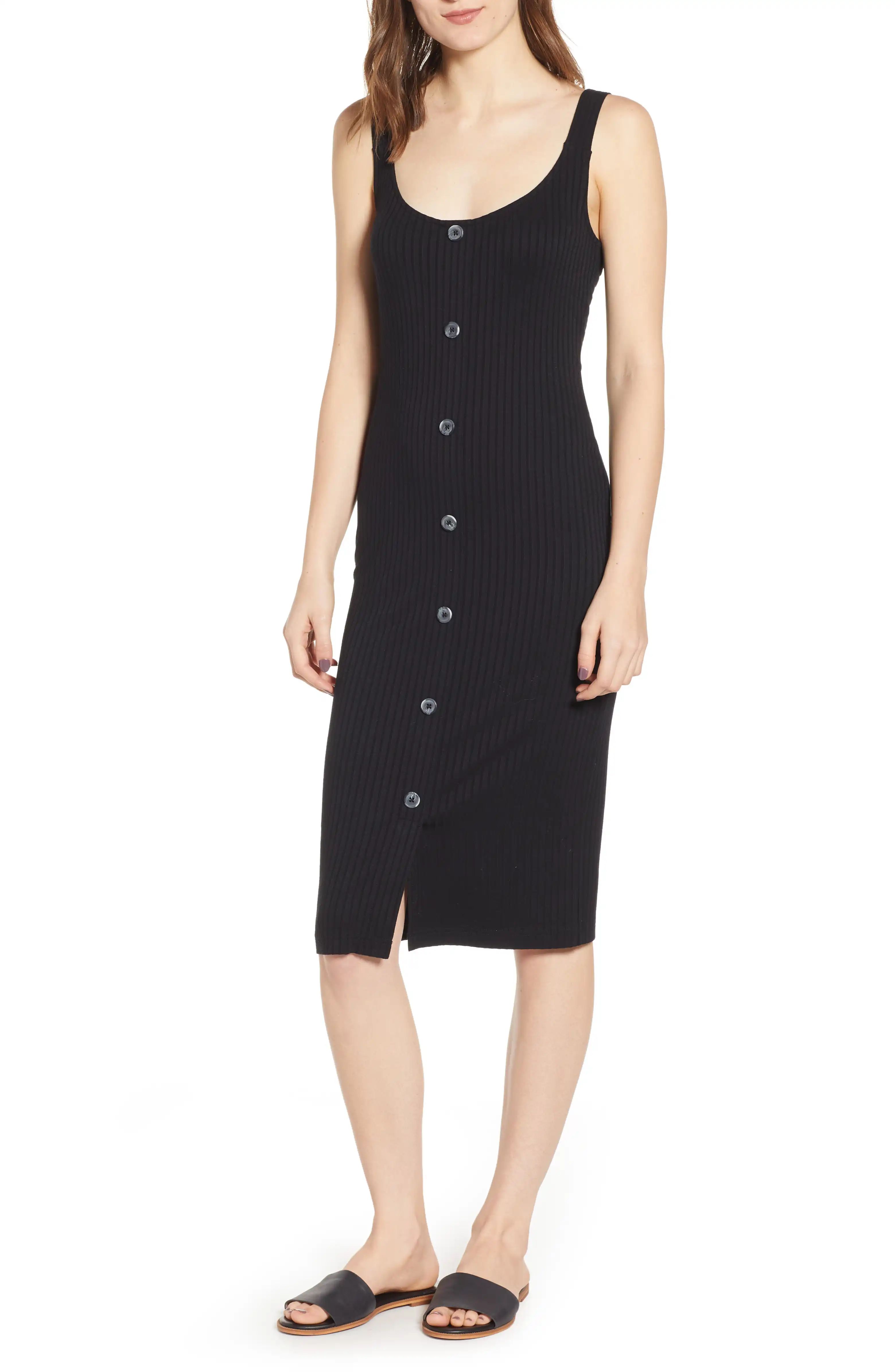 Button Front Dress | Nordstrom