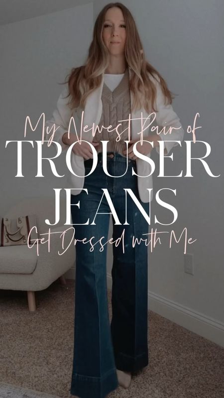 Brand new trouser jeans for spring. Perfect perfect for work in this dressy dark denim. I took my true size and I’m wearing petite length. 

#LTKover40 #LTKstyletip #LTKVideo