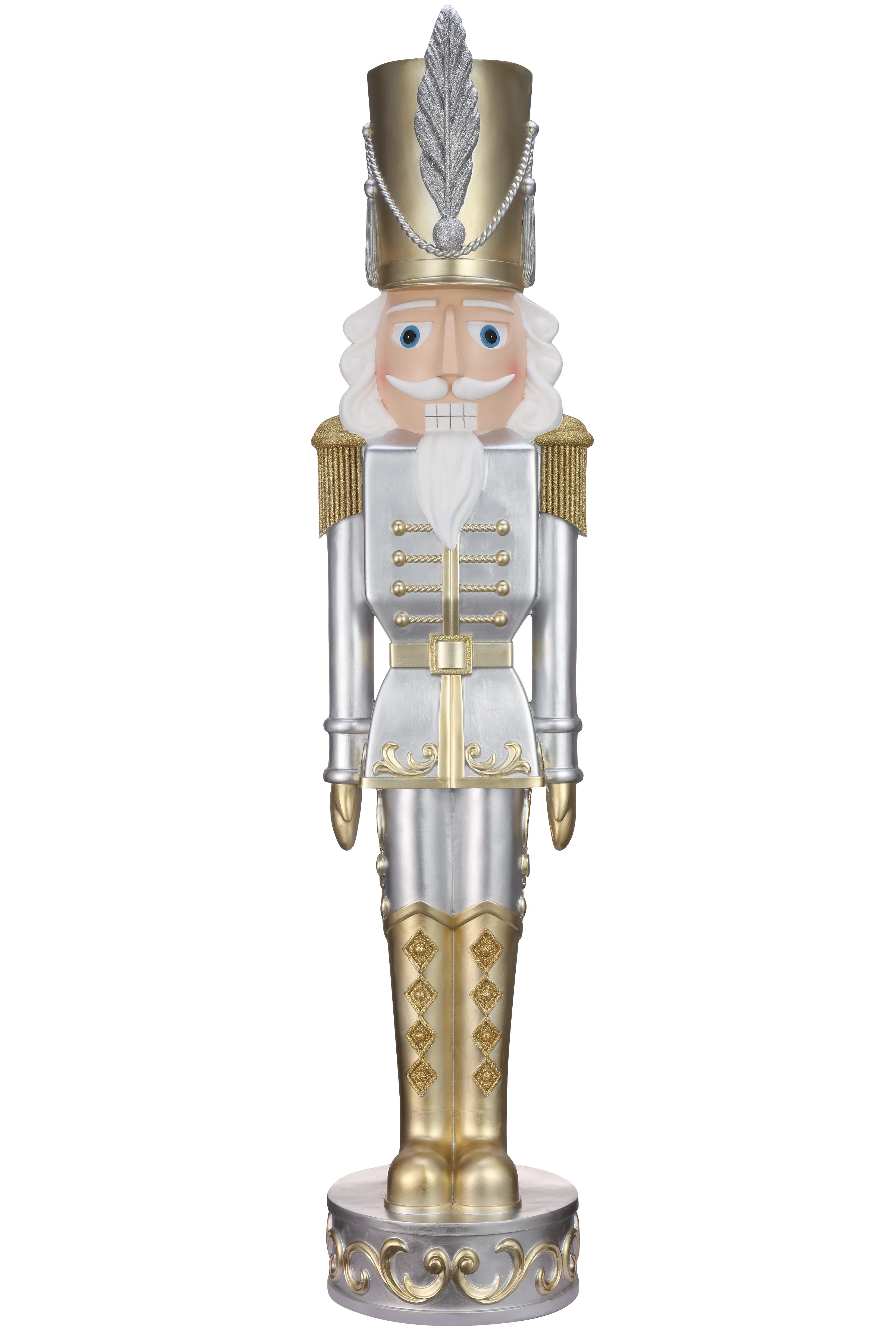 48" Christmas Nutcracker Gold/Silver | Wayfair North America