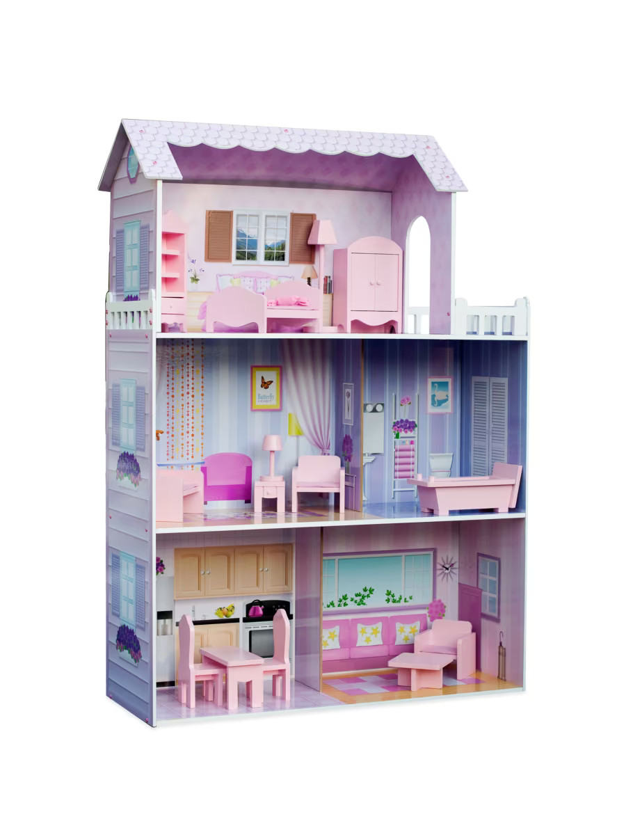 TeamsonKid's Olivia's Little World Pink Dreamland Tiffany Dollhouse | Saks Fifth Avenue