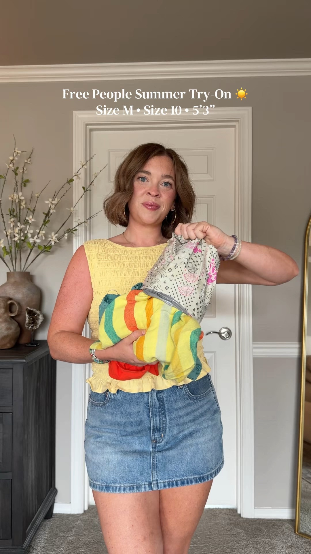 Free People Summer Try-On Haul 💛☀️ size 10  | M | 5’3” Wearing a large in the skorts and a medium in everything else!

#LTKootd #LTKMidsize #LTKPetite