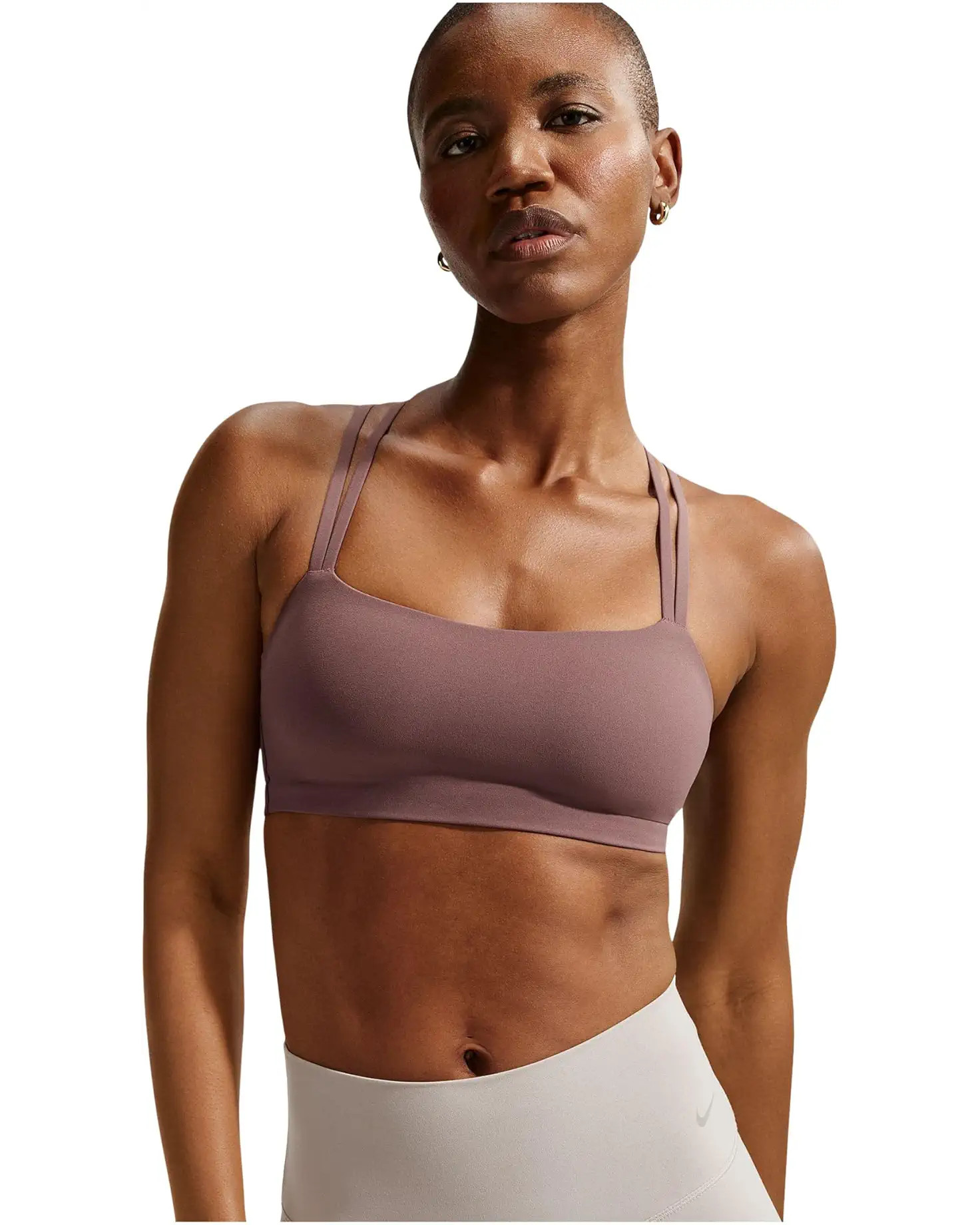 Women's Nike Dri-FIT Zenvy Strappy Light Support Padded Sports Bra | Zappos.com