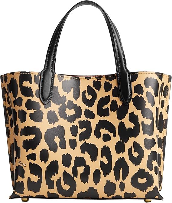 Coach Womens Leopard Print Willow Tote 24 | Amazon (US)