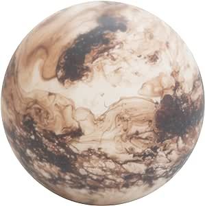 Bloomingville Boho Glass Orb in Marbled Brown Finish with Battery-Operated LED Light Décor | Amazon (US)