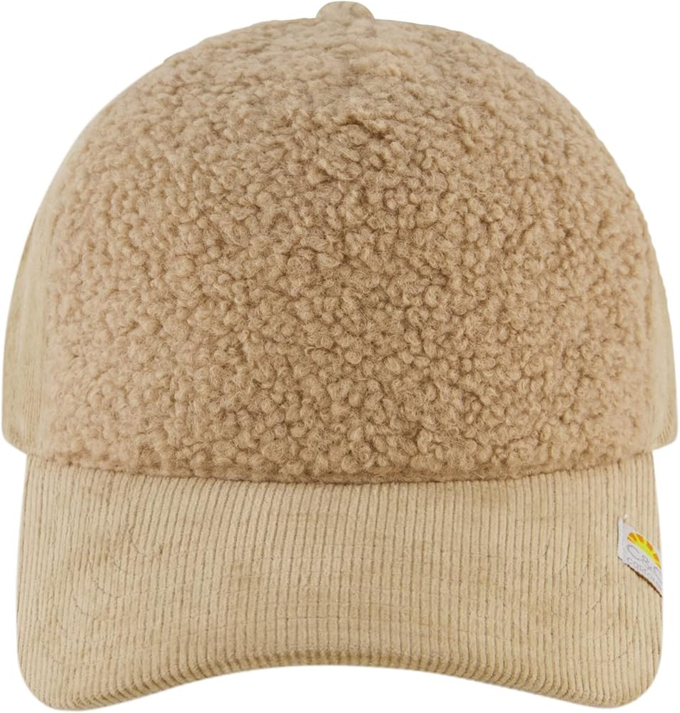 Concept One Women's C & C California Cap, Corduroy and Sherpa Baseball Hat with Curved Brim | Amazon (US)