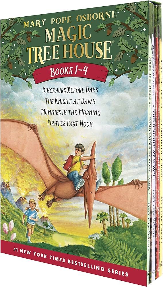 Magic Tree House Boxed Set, Books 1-4: Dinosaurs Before Dark, The Knight at Dawn, Mummies in the ... | Amazon (US)