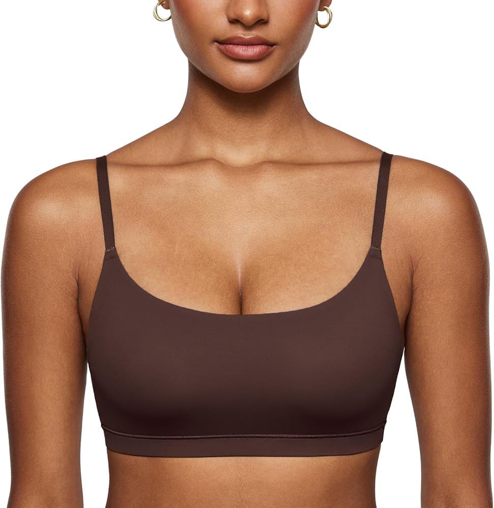 Women's Inbarely Bralettes Cami Bras No Underwire Wireless Seamless Unlined Comfort Sports Bra | Amazon (US)