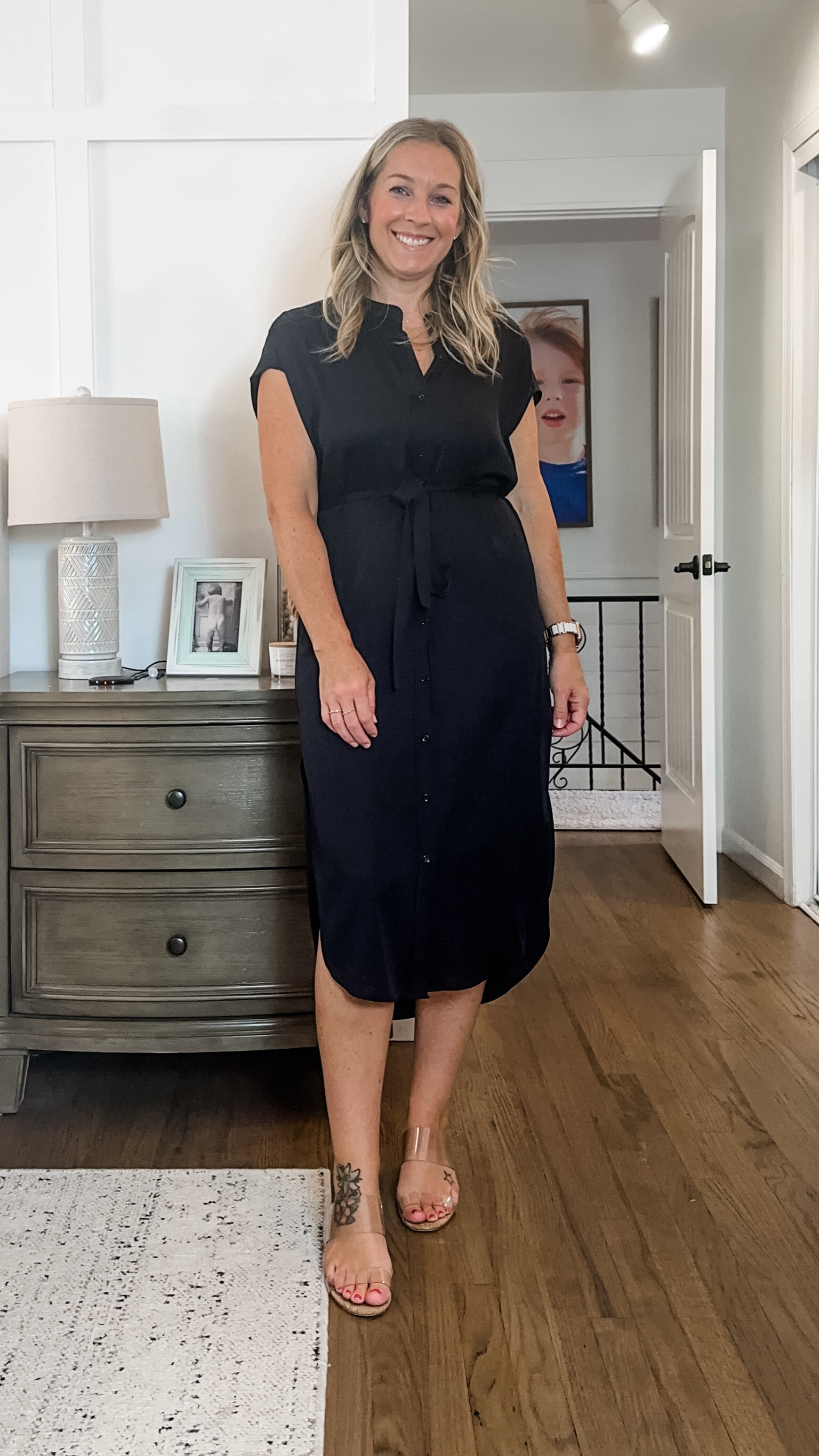 This black silk dress is so perfect for almost any occasion. It’s so luxe, classy and effortless. I’m in a small. It’s soft and flowy, WASHABLE and comes in so many colors! 

#LTKFindsUnder50 #LTKOver40 #LTKBacktoSchool