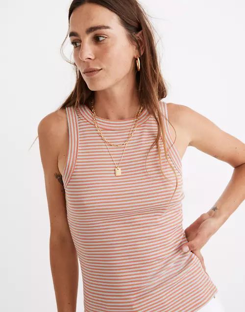 Brightside Tank Top in Parnell Stripe | Madewell