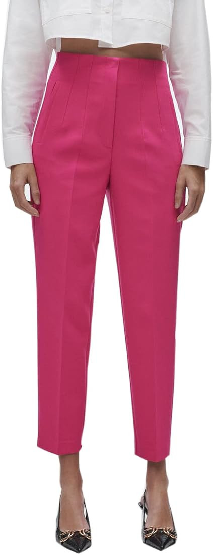 Kusogiay High Waist Dress Pant for Women Business Trousers Work Office Pants with Pockets | Amazon (US)