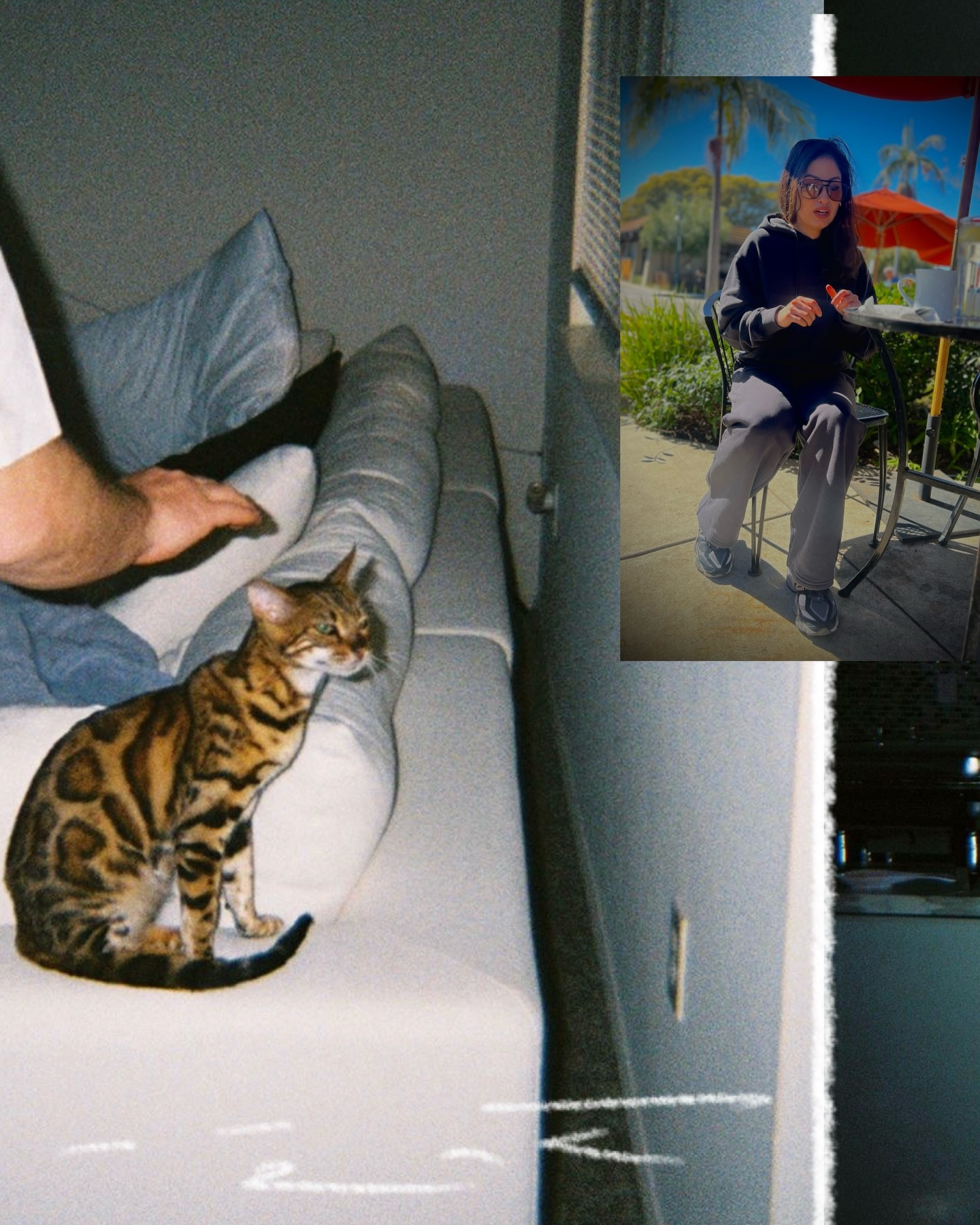 life lately 🤍

ventura sunsets.
matcha mornings.
oysters & wine.
a quiet photo of us.
our cat. 
a few hours with family — always worth it.

wearing a set i love.
feeling present.

don’t be afraid to ask God for what you want.

soft life. bold prayers.

⸻

#ventura #coastalliving #lifelately #softlifeera #faithoverfear matchamoments gratefulheart