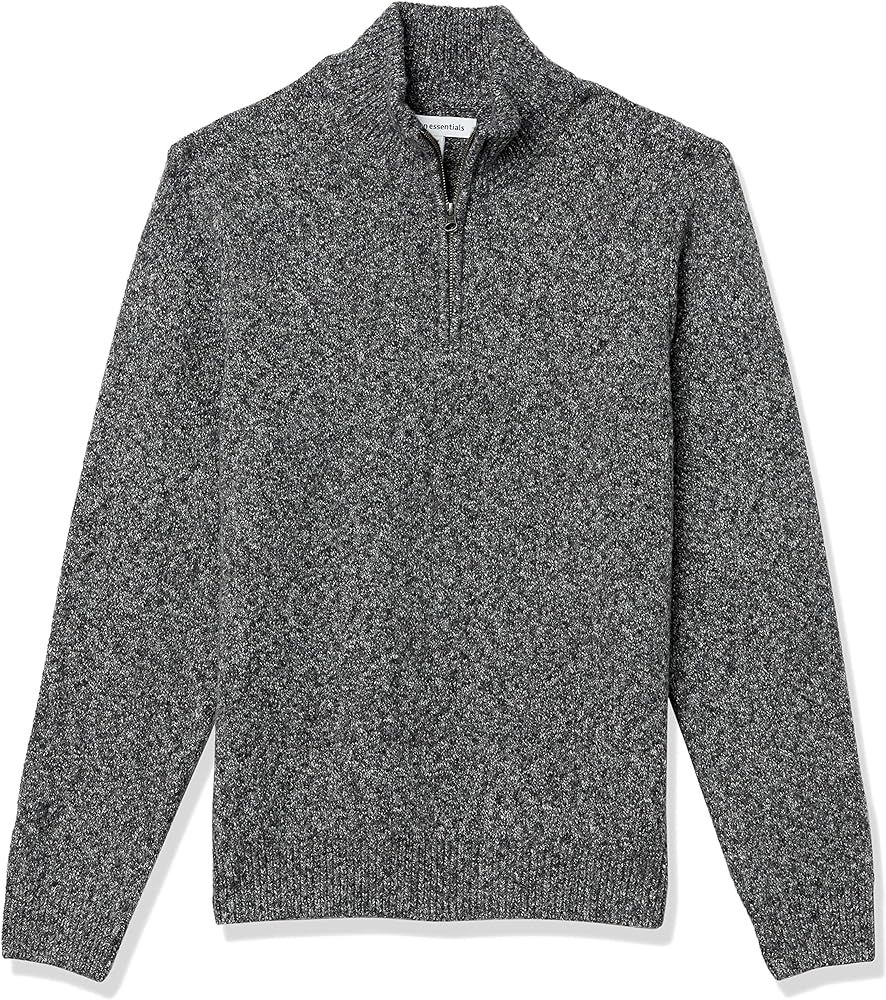 Amazon Essentials Men's Long-Sleeve Soft Touch Quarter-Zip Sweater | Amazon (US)