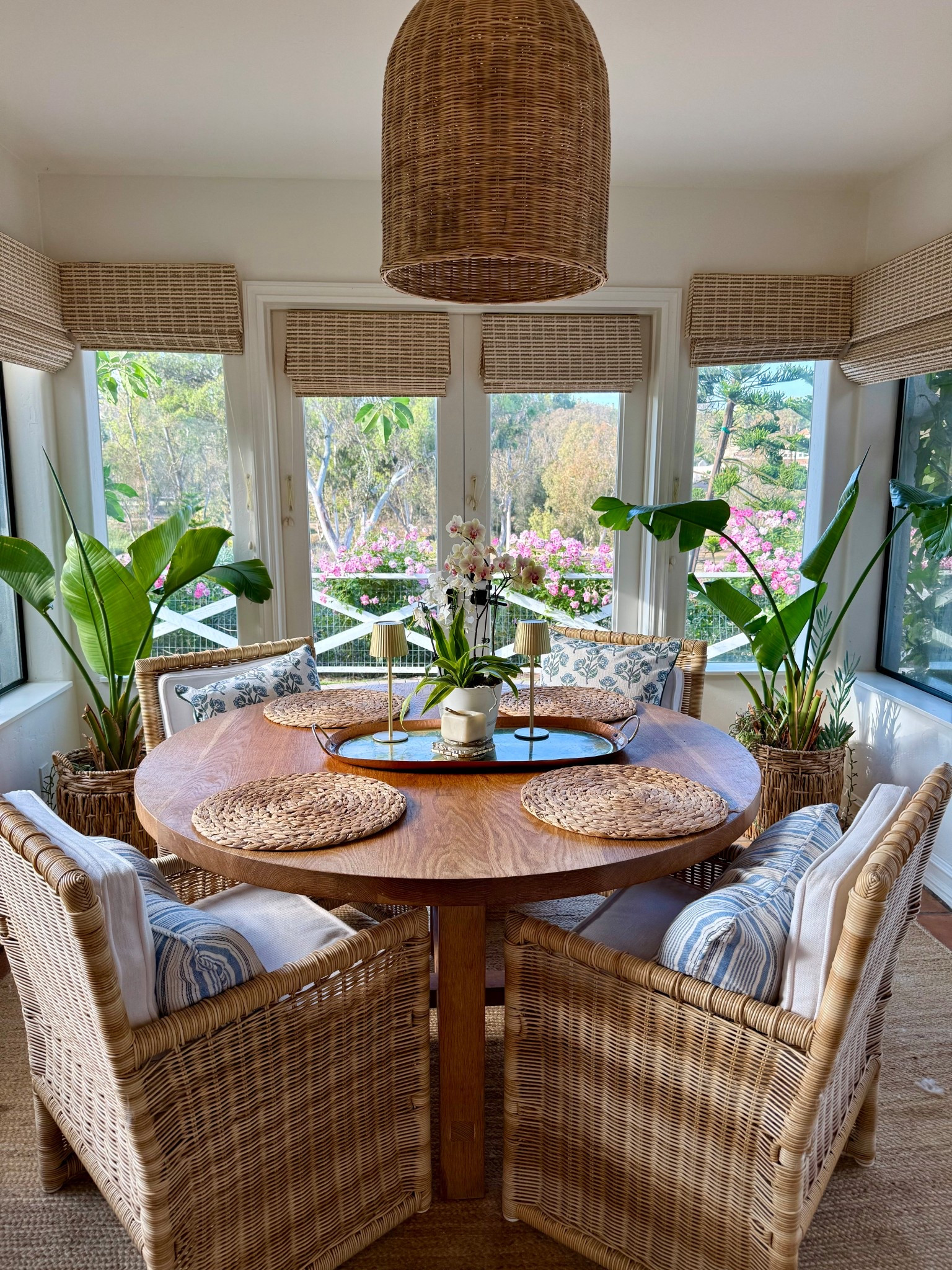 Serena & Lilly Cozy home decor vibes!

Dining nook Kitchen table, kitchen table chairs, coasters, and woven placemats meet leafy greens in woven baskets for the perfect breakfast nook vibe! 

#diningtable
#diningchairs #candles #candleholders #plates

#LTKSaleAlert #LTKHome
