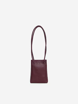 Leather Crossbody Bag \u2013 Burgundy \u2013 Women \u2013 ARKET GB | Arket UK