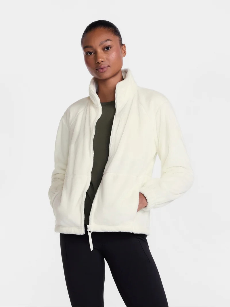 Ozark Trail Women's and Women's Plus Zip Up Fleece Jacket, Sizes XS-3X | Walmart (US)