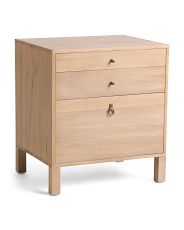 Solid Wood Isador Modular Filing Cabinet Side Table | TJ Maxx