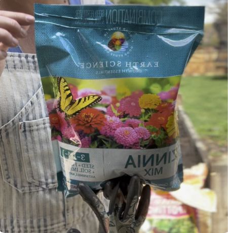 My go to big bag of bulk zinnia seeds. I use this one bag and split it between both of my raised garden beds. (I also linked a 6lb bag as well!)

