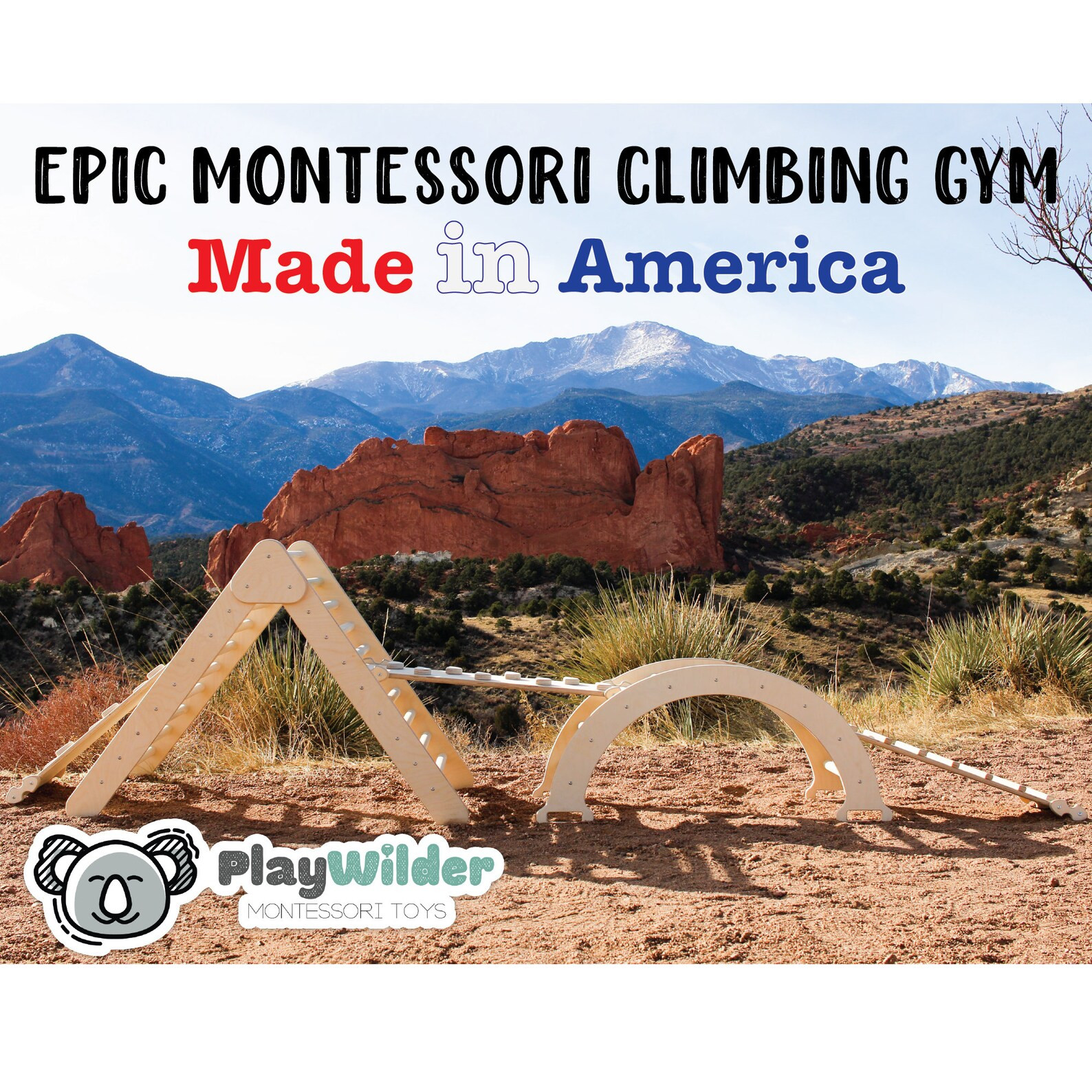 The Montessori Arch Climbing Gym  3 or 4 Pieces | Etsy | Etsy (US)