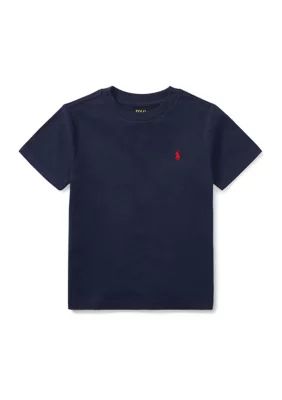 Ralph Lauren Childrenswear Boys 2-7 Cotton Jersey Crew Neck T-Shirt | Belk