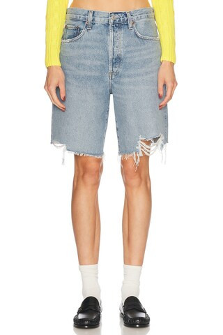 AGOLDE Indra Short in Force - Blue. Size 25 (also in 23, 24, 26, 27, 28, 29, 30, 31, 32, 33). | FWRD 