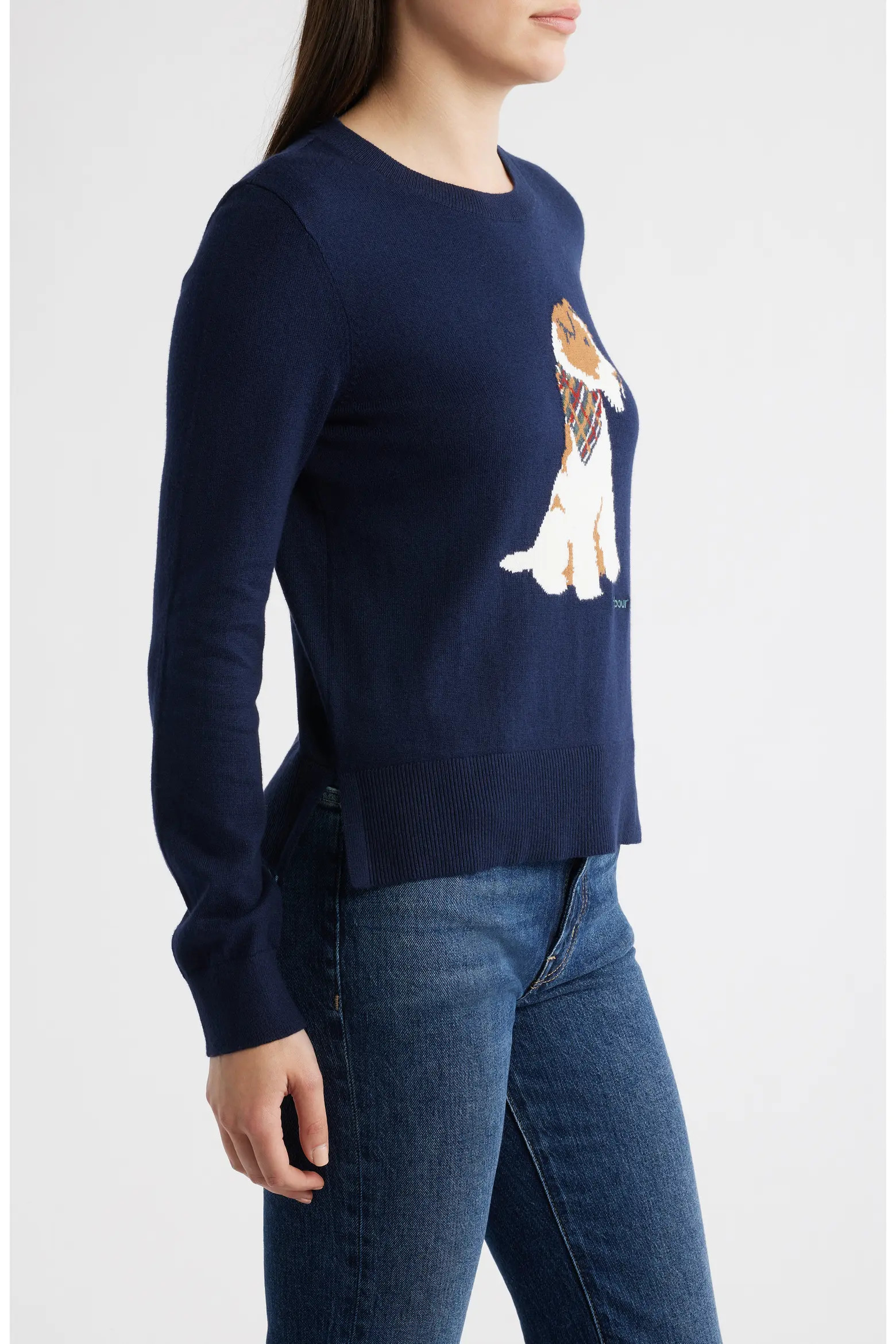 Berkley Intarsia Cotton & Cashmere Sweater (Women) | Nordstrom | Nordstrom