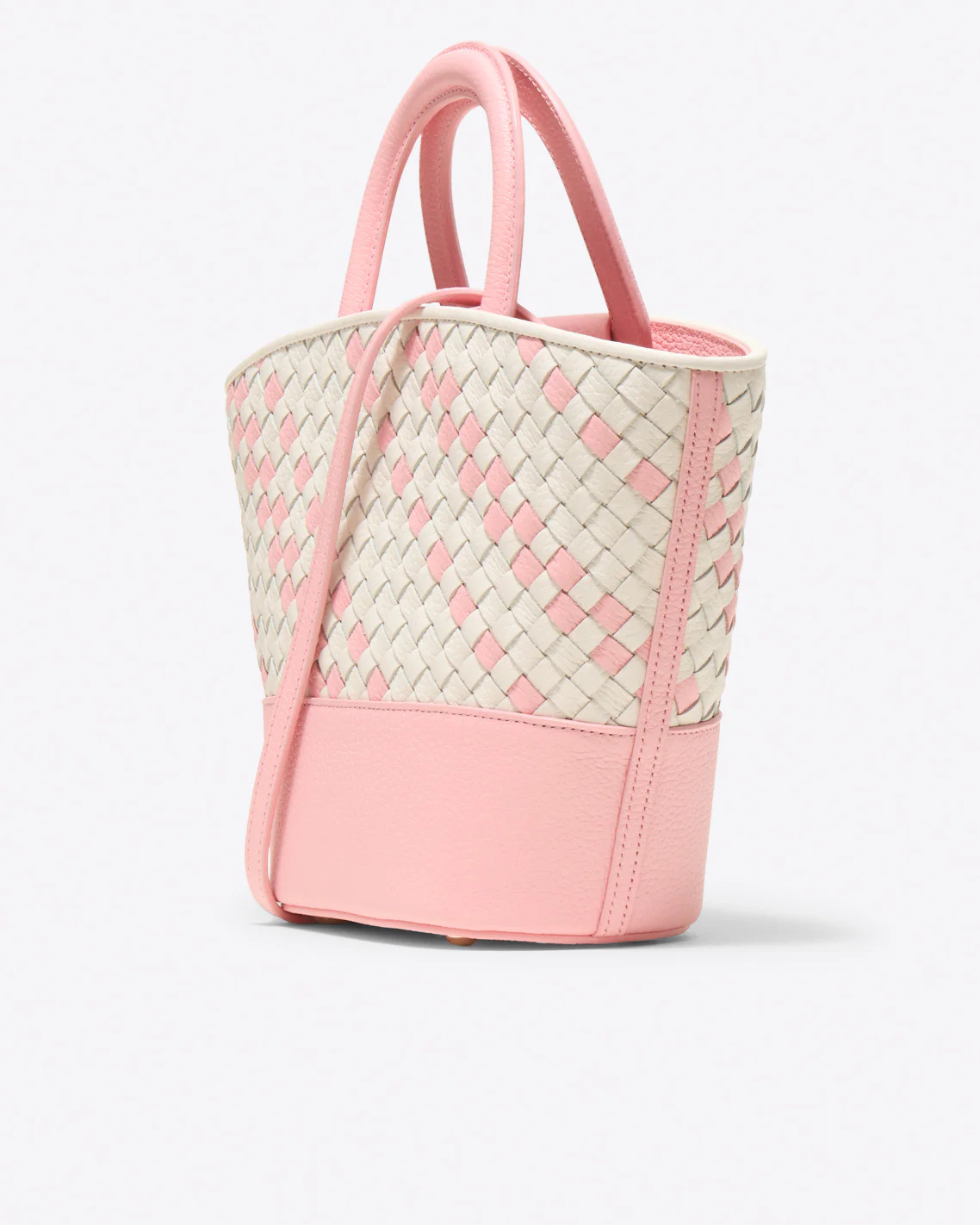 Woven Leather Mini Tote | Draper James (US)