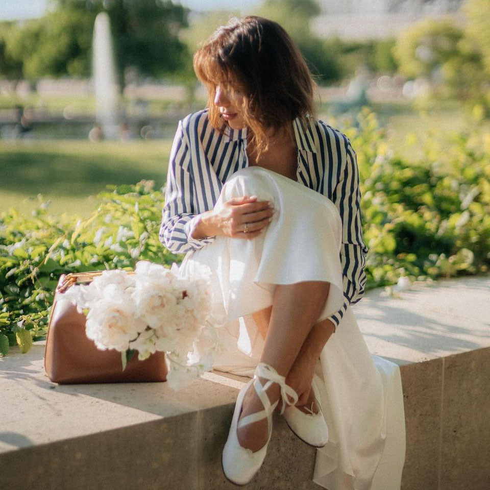 Amalfi Stripe Silk Shirt | LilySilk