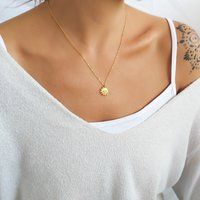 Evil Eye Necklace, Sun Gold Pendant Necklaces For Women, Dainty Charm Sunburst Annikabella | Etsy (US)