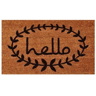 Sulema Hello Doormat Rug Size: Rectangle 1'5" x 2'5" | Wayfair North America