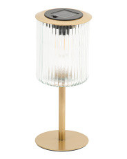 12x5 Outdoor Solar Metal Glass Table Lamp | Home | Marshalls | Marshalls
