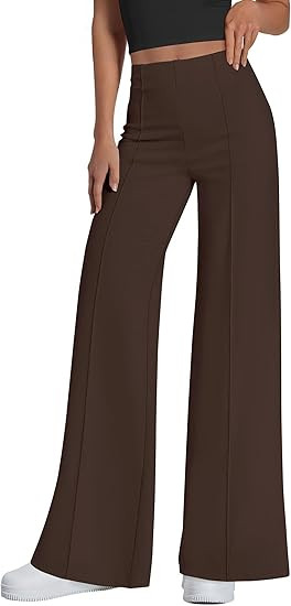 PRETTYGARDEN Women's Wide Leg Palazzo Pants 2025 Dressy Casual Lounge Workout Sweatpants High Wai... | Amazon (US)