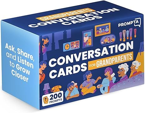 200 Conversation Starters for Grandparents – Thoughtful Grandparents Gifts – Family Games for... | Amazon (US)
