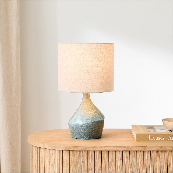 Asymmetry Ceramic Table Lamp (17") | West Elm (US)