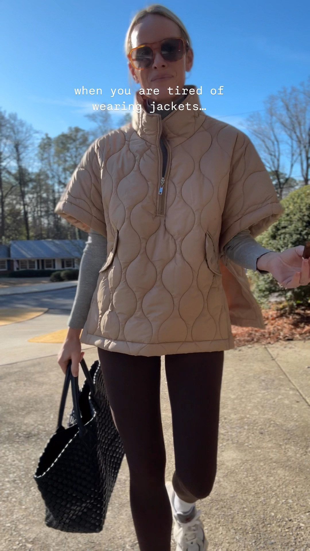 You start to wear puffer vest shirt jacket cape… whatever you want to call it but it’s CUTE! Perfect for spring transition. 

#LTKStyleTip #LTKFindsUnder50