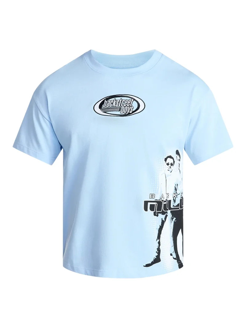 Backstreet Boys Men's and Big Men's Boxy Fit Graphic Tee, Sizes XS-3XL | Walmart (US)